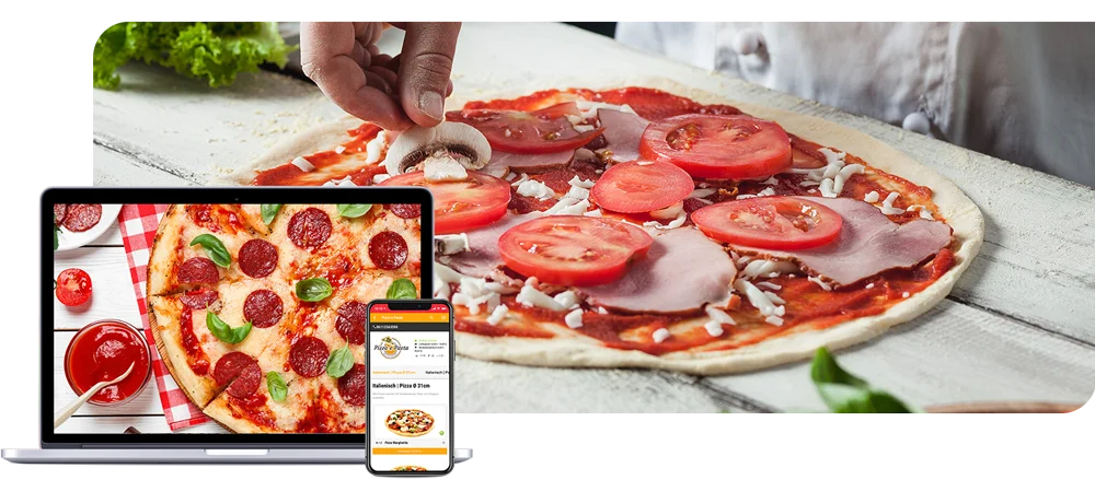 Pizza Shopsystem order smart für lieferservices