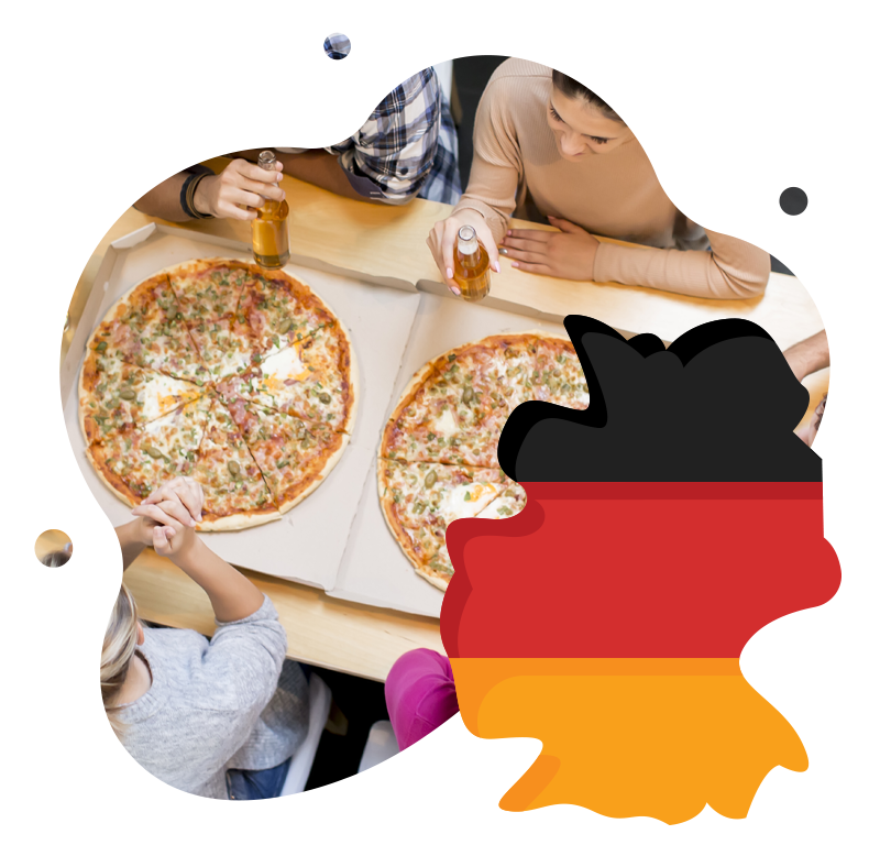 Jährlich verzehrte Pizzas in Deutschland pro Kopf