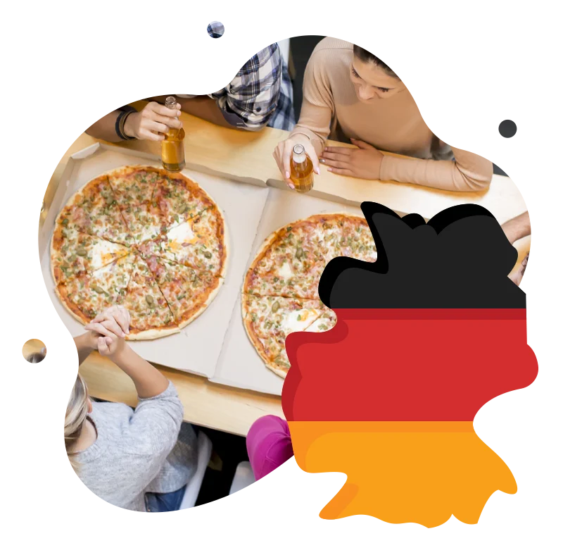 Jährlich verzehrte Pizzas in Deutschland pro Kopf