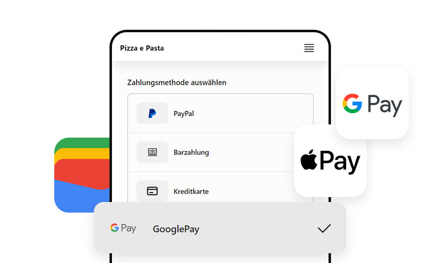 Zahlungsoptionen Google pay order smart
