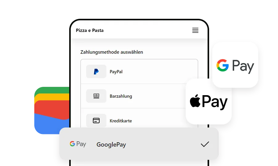 Zahlungsoptionen Google pay order smart