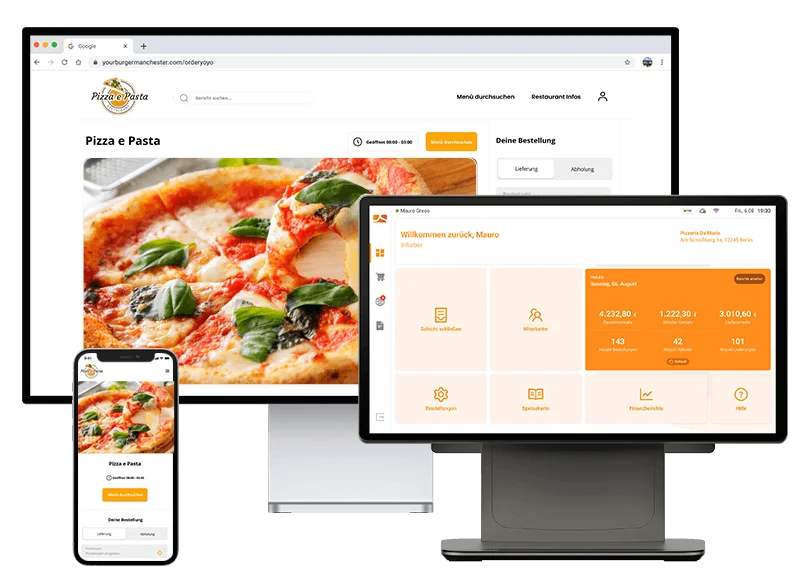 App und Web-shop POS order-smart