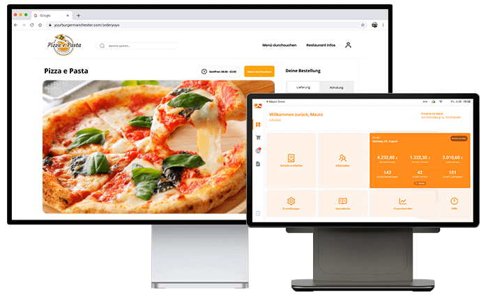 Web Shop und Cloud POS order smart