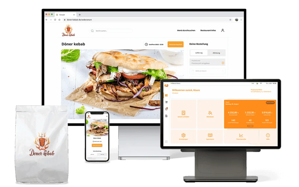 App & Web-Shop für Döner Lieferdienste order smart