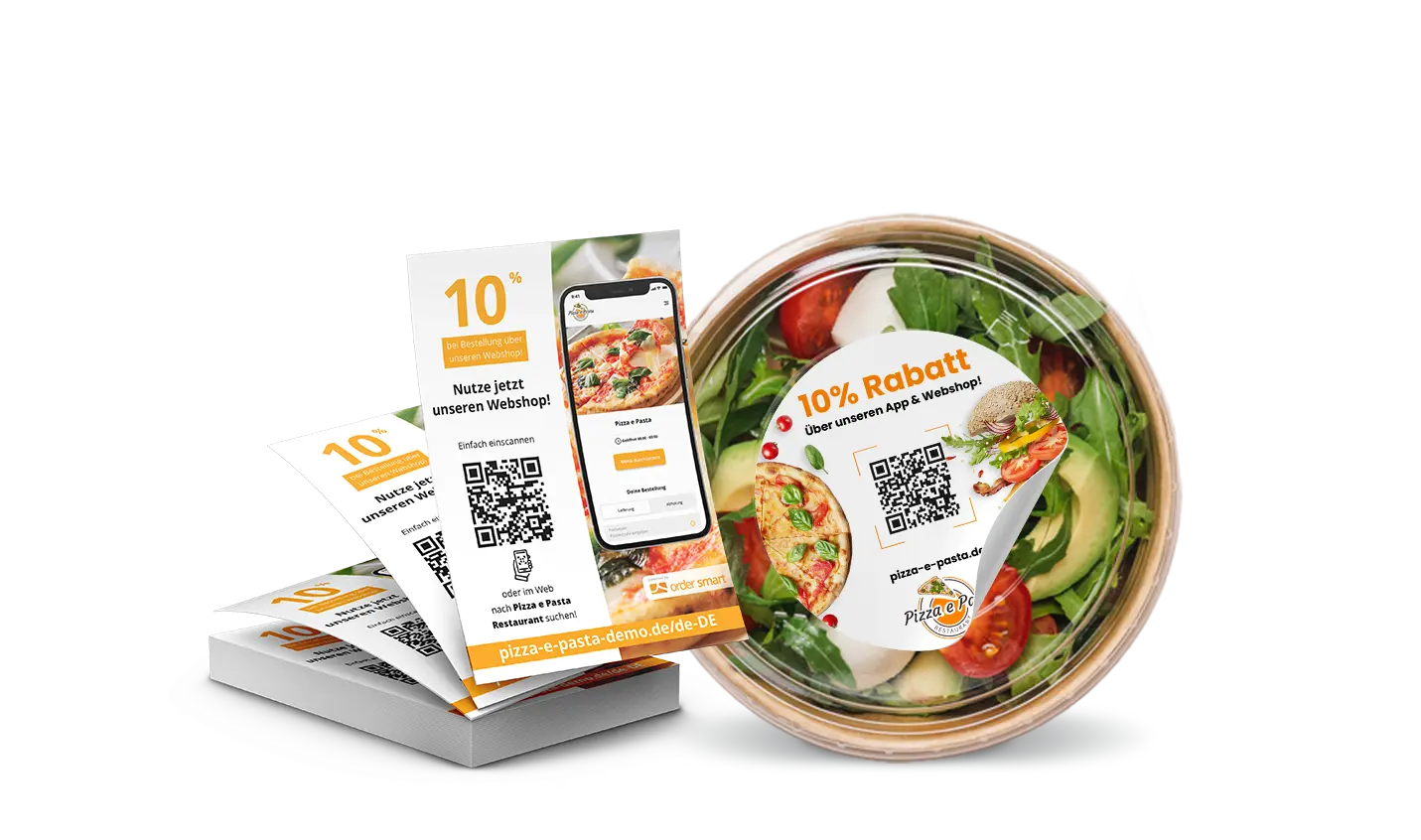 Flyer & Aufkleber order smart