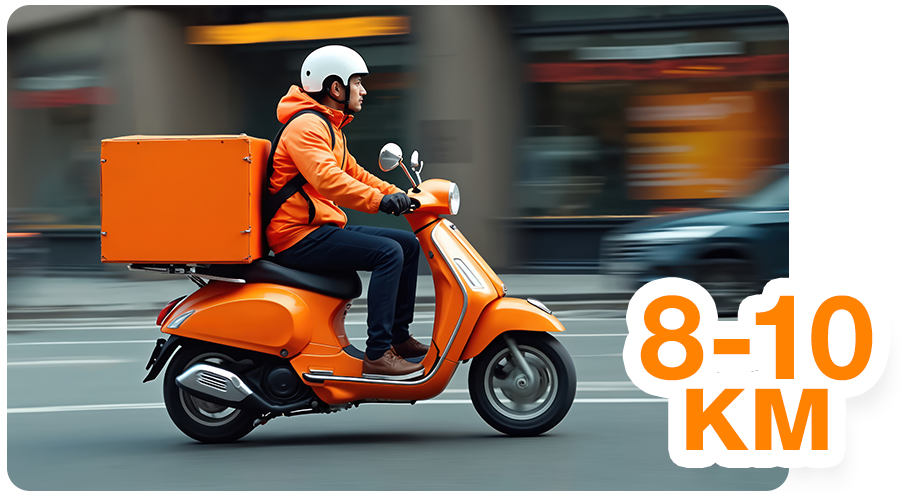 Vermeide zu große Entfernungen