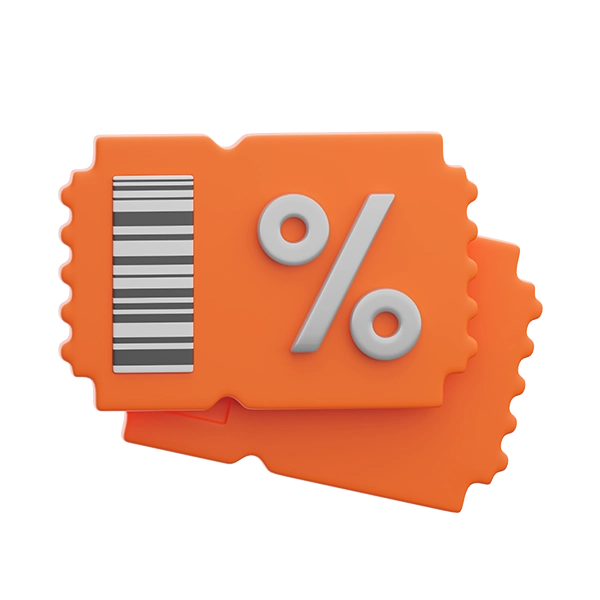 Ein kleiner Rabattcoupon für die nächste Bestellung